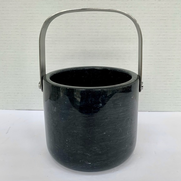 70s Georges Briard Rare MCM Marble Stainless Wine Chiller - Picture 3 of 10